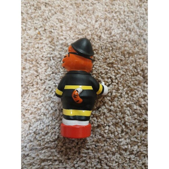Rare Fireman Tiger Cake Topper Birthday Action Play Figure Toy 4” - Picture 3 of 4